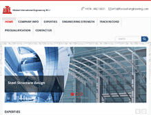 Tablet Screenshot of hxsteel-engineering.com
